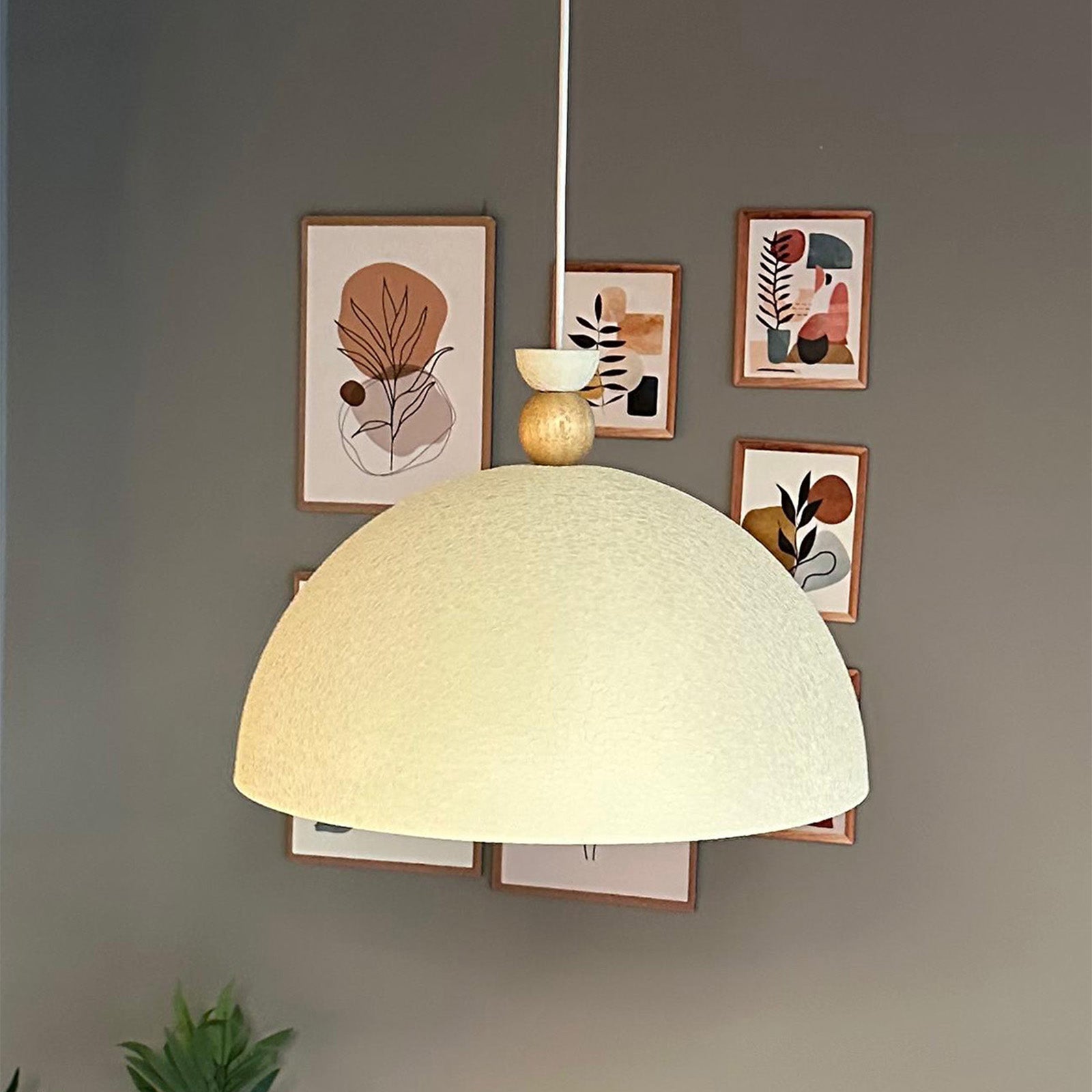 Linate Holzhut-Kopfteil-Kronleuchter